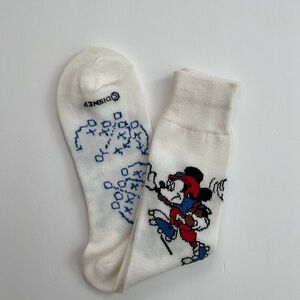 Disney Casual Mickey Mouse Socks Gray Yellow